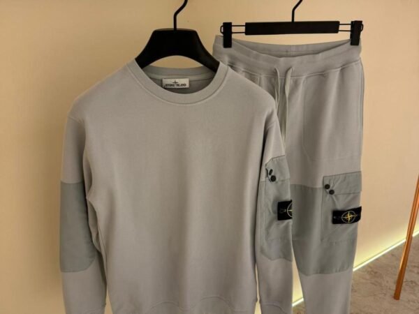 Stone Island Trainingspak lichtgrijs