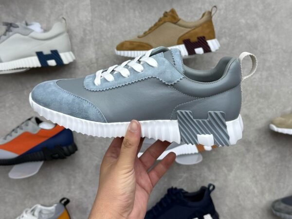 Hermes Sneakers Grey Blue