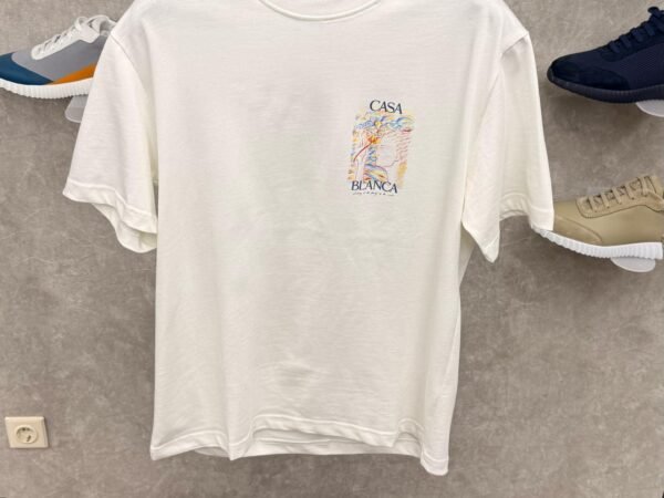 Casablanca White T-Shirt Ghosty