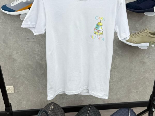 Casablanca White T-Shirt Mosq