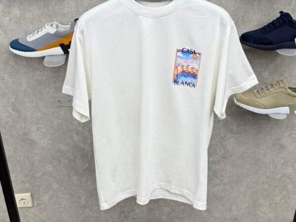 Casablanca White T-Shirt Oroe