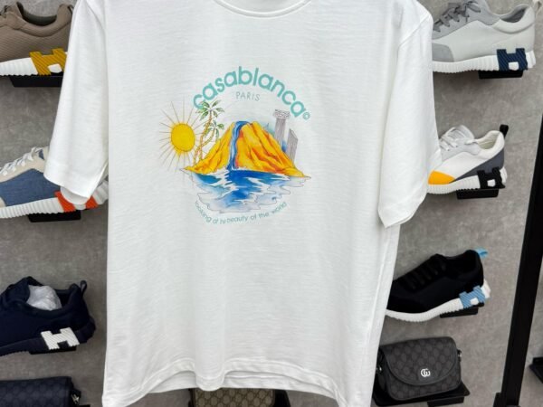 Casablanca For Sun White T-Shirt
