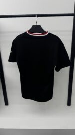 Moncler Embroidered T-shirt Black - Afbeelding 2