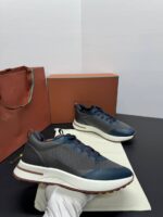 loro piana walker navy leather - Afbeelding 2