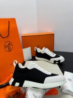 hermes bouncing black white suede - Afbeelding 2