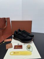 loro piana seude black on black