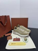loro piana suede beige