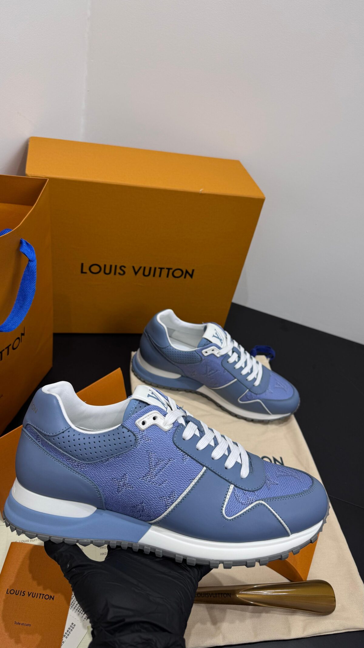 louis vuitton sneaker baby blue - Afbeelding 2