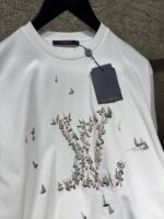 Louis Vuitton Embroidered T-Shirt White - Afbeelding 2