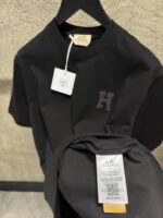 Hermes  Cotton T-Shirt Black - Afbeelding 3