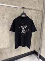 Louis Vuitton Embroidered T-Shirt Black