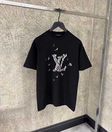 Louis Vuitton Embroidered T-Shirt Black