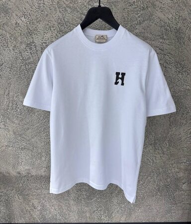 Hermes Cotton T-Shirt White