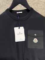Moncler Patch Logo T-Shirt Black - Afbeelding 2