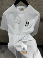 Hermes Cotton T-Shirt White - Afbeelding 3