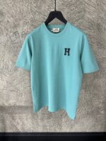 Hermes Cotton T-Shirt Water Green