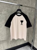 Ami T-Shirt Black and White