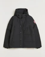 canada goose wyndham black red patch