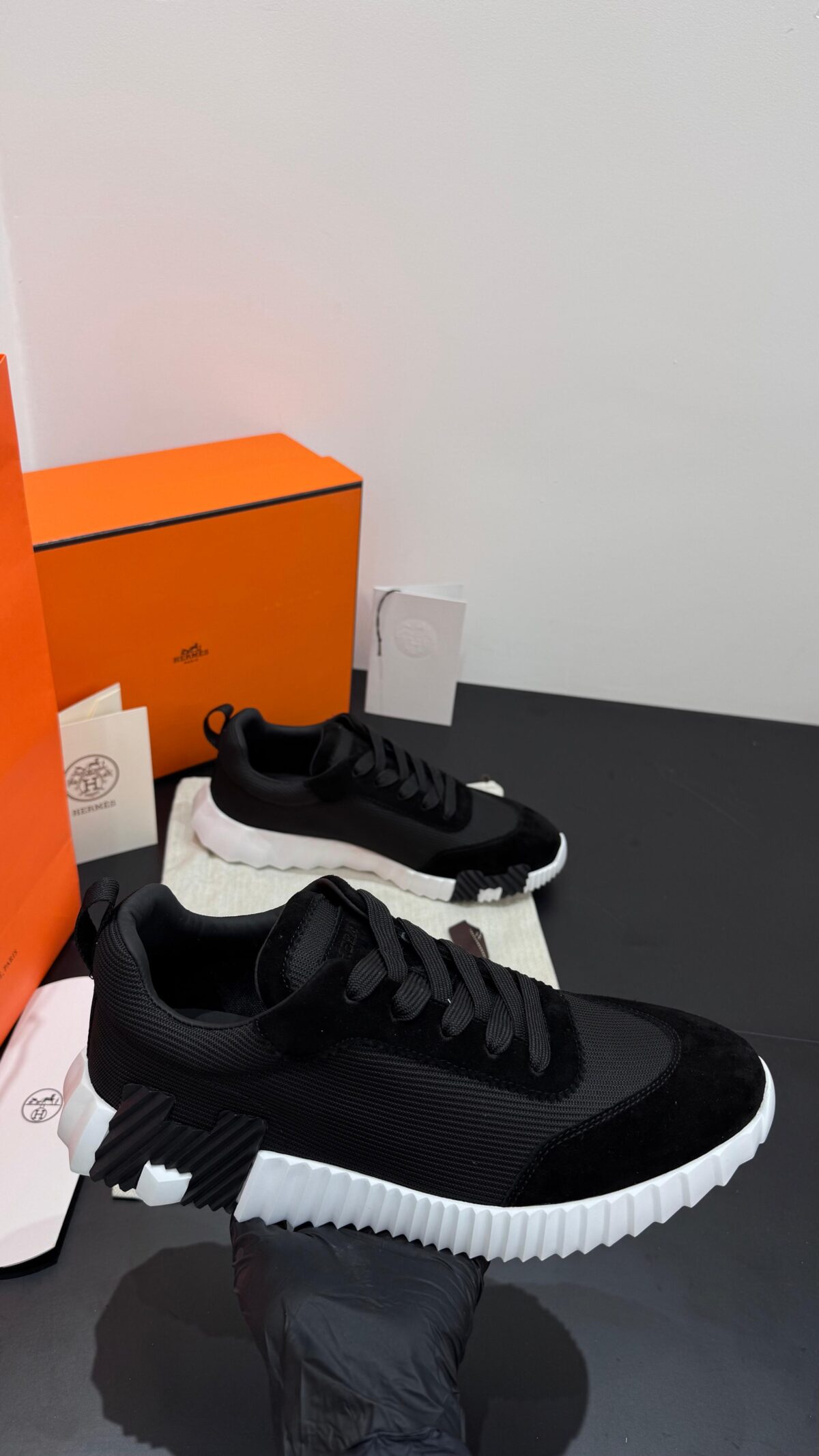 Hermes Bouncing Black White - Afbeelding 2