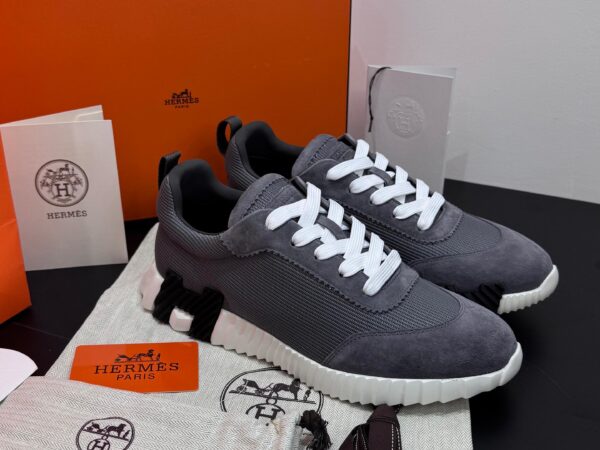 Hermes Bouncing Grey Black H