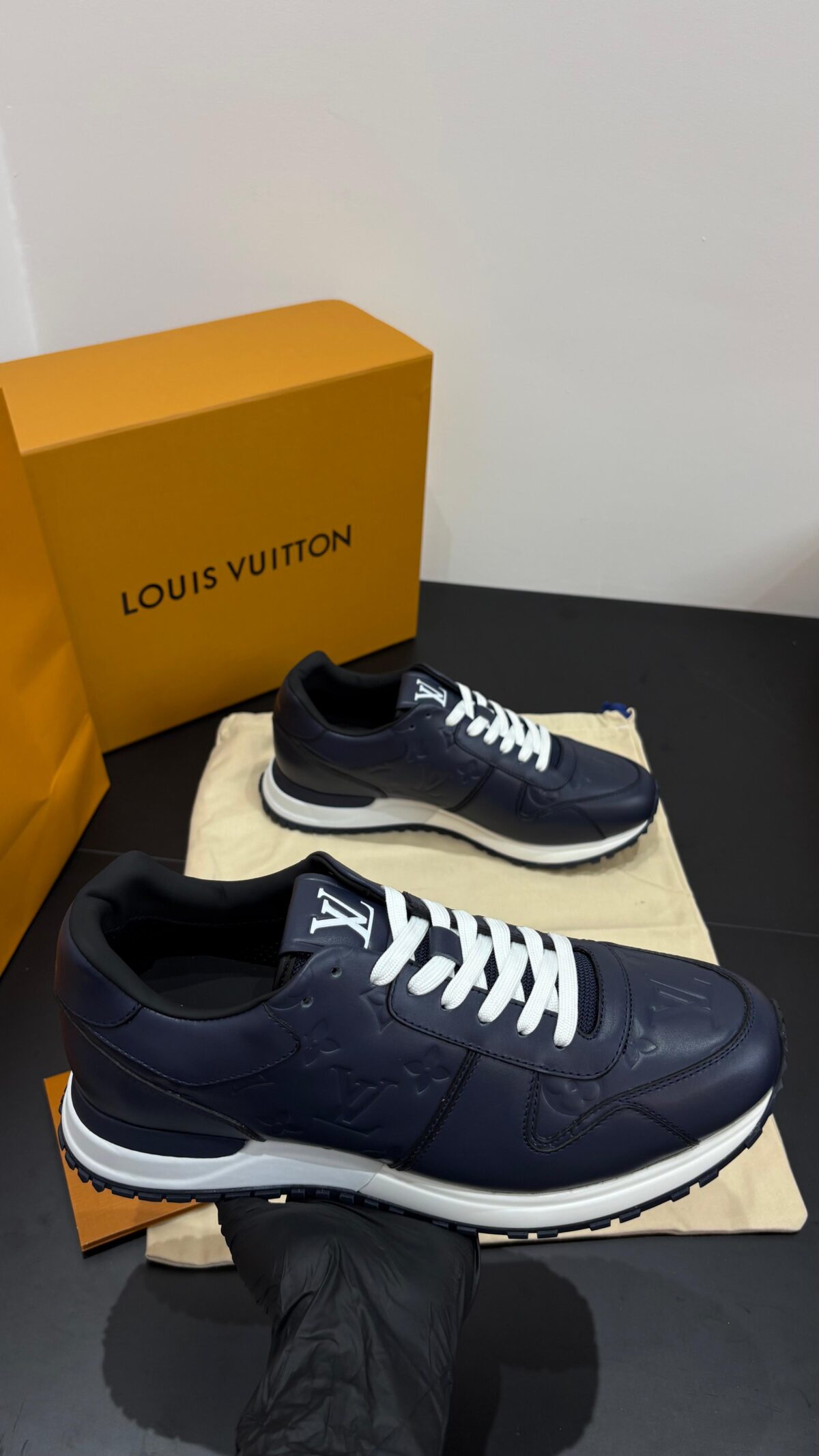 Louis Vuitton Full Leather Navy - Afbeelding 2