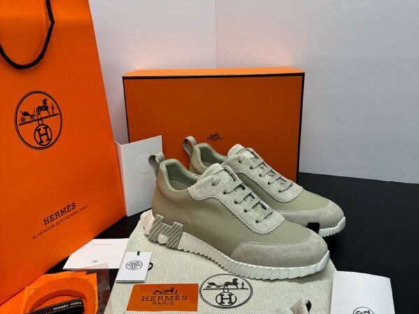 hermes sneakers beige Light