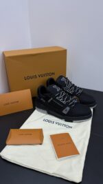 Louis Vuitton Trainer Black Grey