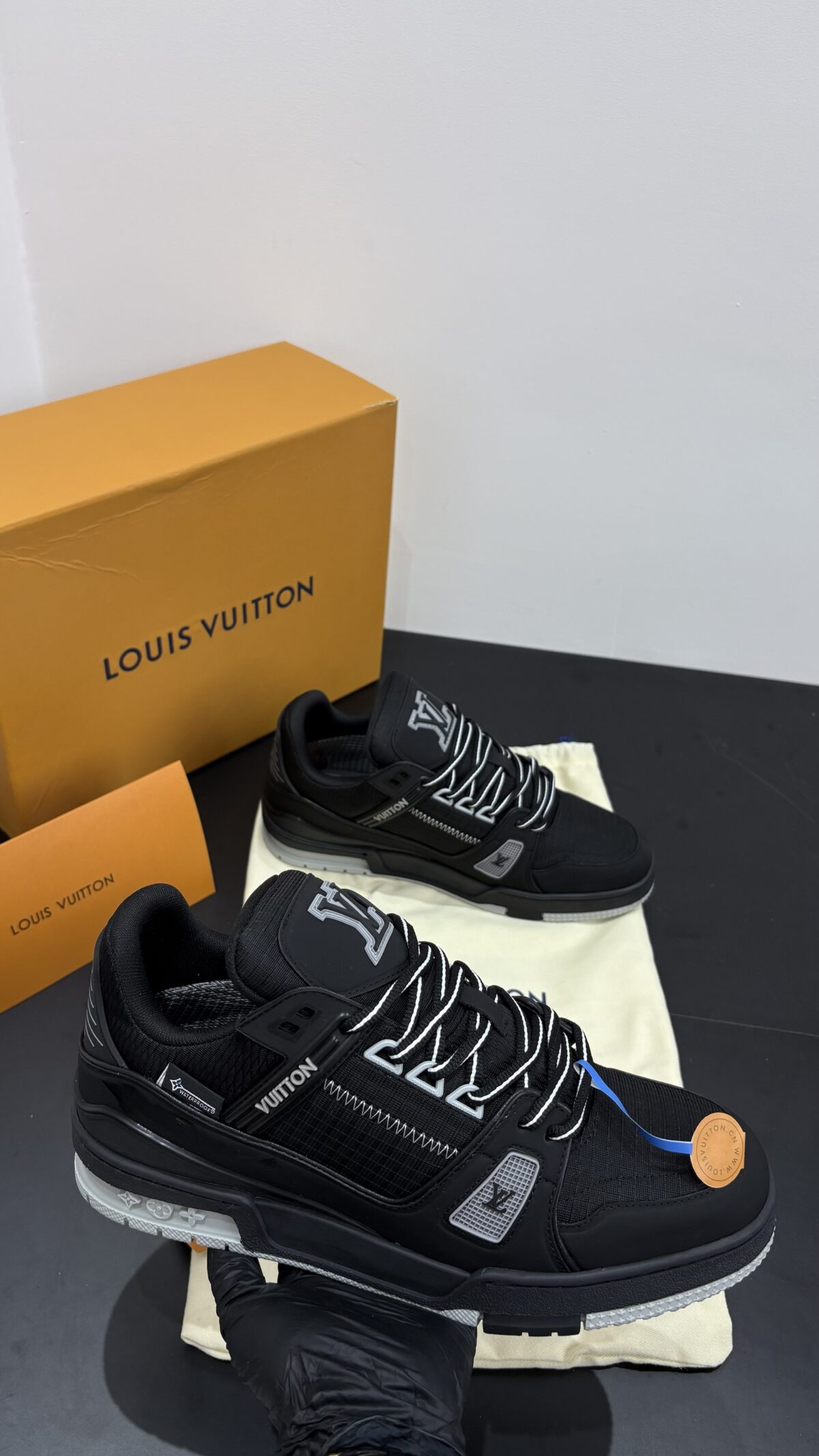 Louis Vuitton Trainer Black Grey - Afbeelding 3