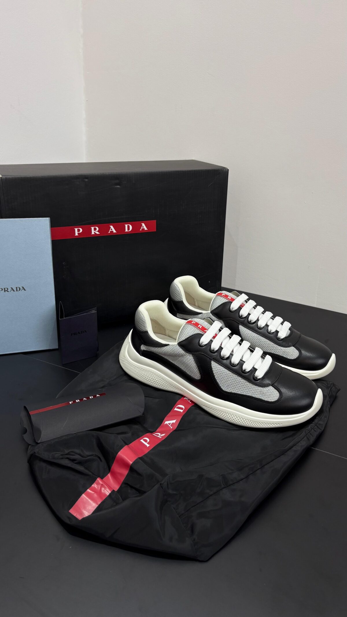 Prada Cups Black Grey - Afbeelding 1