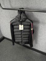 Moncler Cardigan Black, NFC LOGO