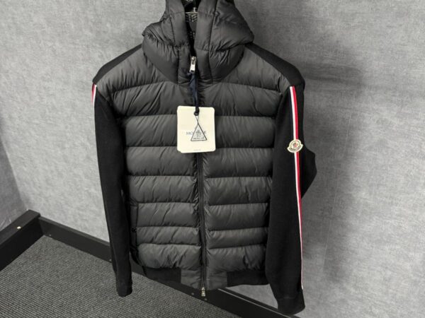 Moncler Cardigan Black, NFC LOGO
