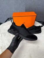 Hermes Bouncing Black on Black Sneakers - Afbeelding 2
