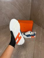 Hermes Bouncing Sneakers Blue White - Afbeelding 5
