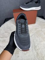 Loro Piana Weekend Walk Sneakers Grey Suede - Afbeelding 5