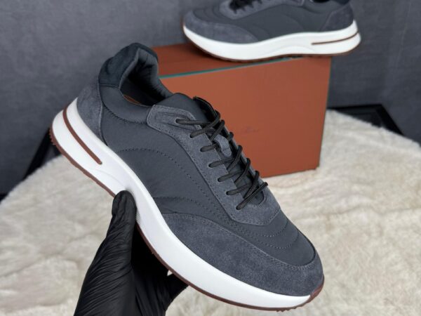 Loro Piana Weekend Walk Sneakers Grey Suede