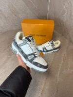Louis Vuitton Trainers Grey White