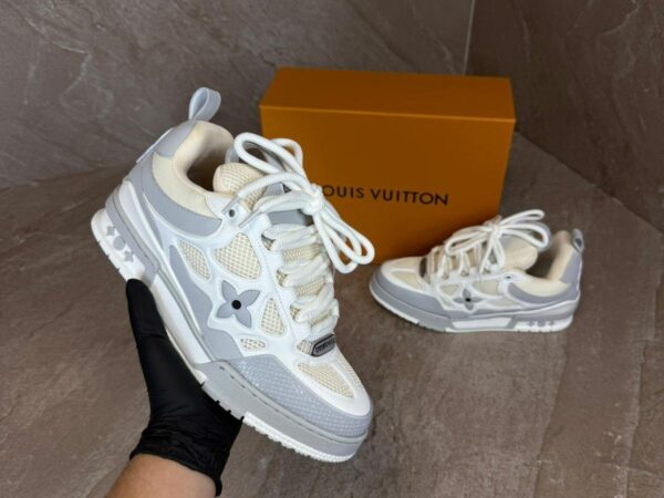 Louis Vuitton Skates Trainers Grey White