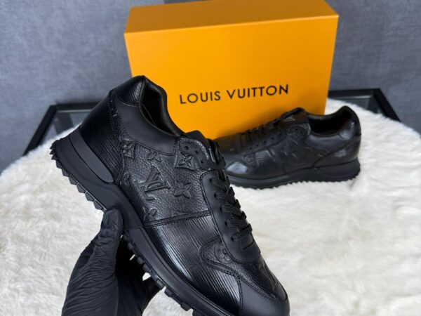 Louis Vuitton Black on Black Sneakers Monogram