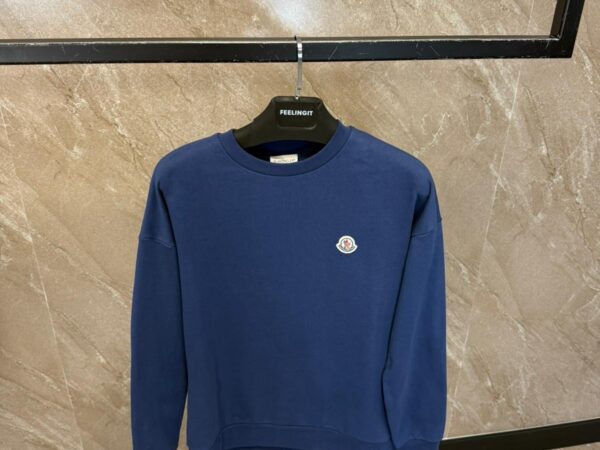 Moncler Sweaters Dark Blue