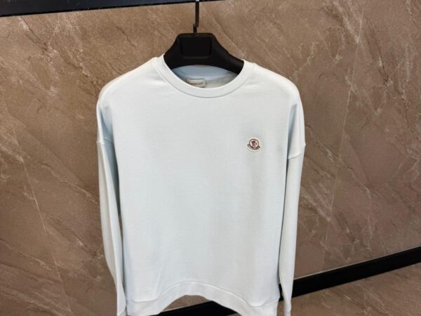 Moncler Sweaters Light Blue