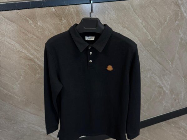 Moncler Polo Sweater Black