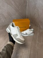 Louis Vuitton Run Away Sneakers White Beige
