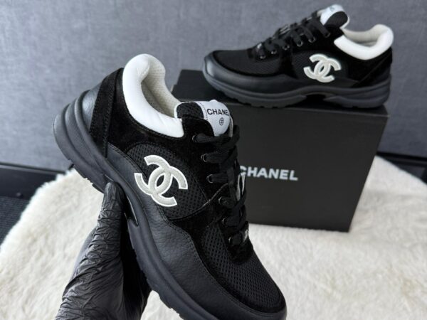 Chanel Sneakers Black White