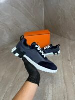 Hermes Bouncing Dark Blue, Black Logo - Afbeelding 2