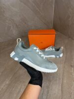 Hermes Bouncing Light Grey Sneakers - Afbeelding 2
