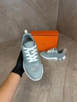 Hermes Bouncing Light Grey Sneakers - Afbeelding 3