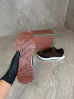 Loro Piana Weekend Walk Sneakers Brown Suede - Afbeelding 4