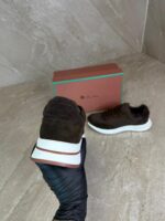 Loro Piana Weekend Walk Sneakers Brown Suede - Afbeelding 5