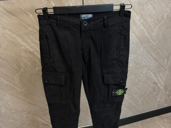 Stone Island Cargo Broek Black