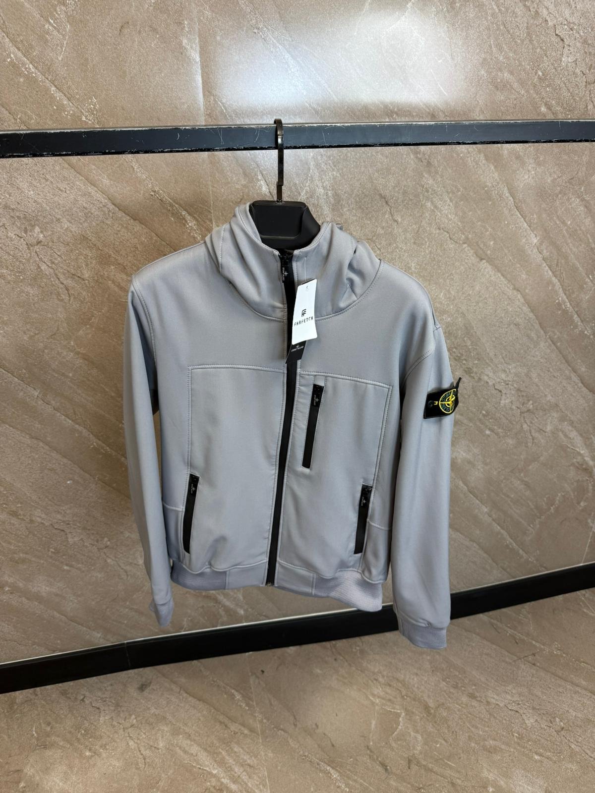 stonesoftshell (2) Stone Island Softshell Grijs - Afbeelding 1